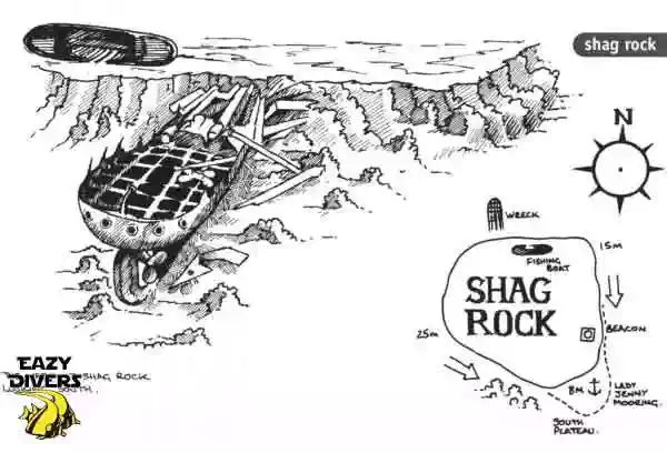 shagrock dive site kingston ship 1871 map