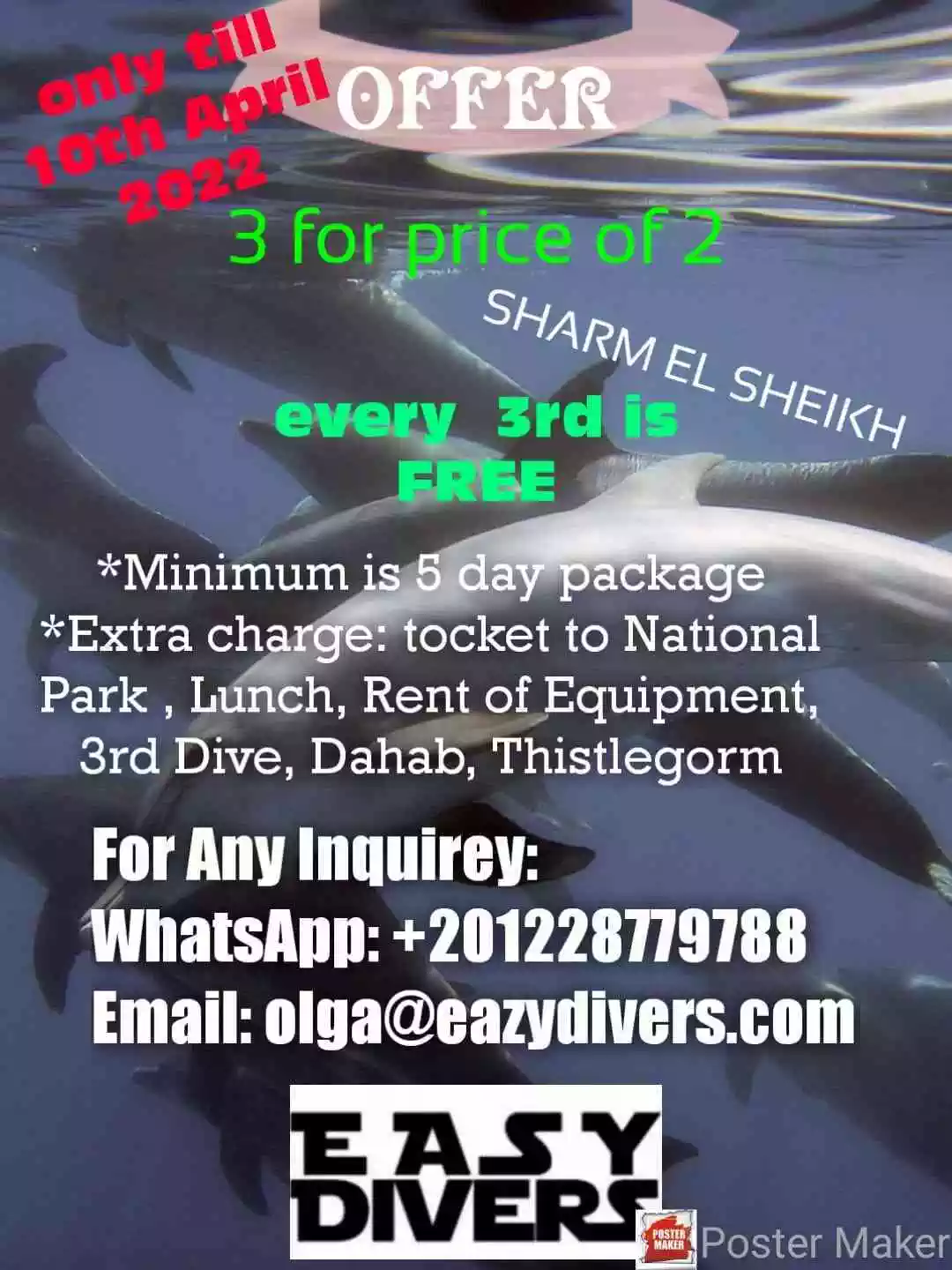 diving special offers